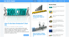 Desktop Screenshot of howtogetrichfaster.com